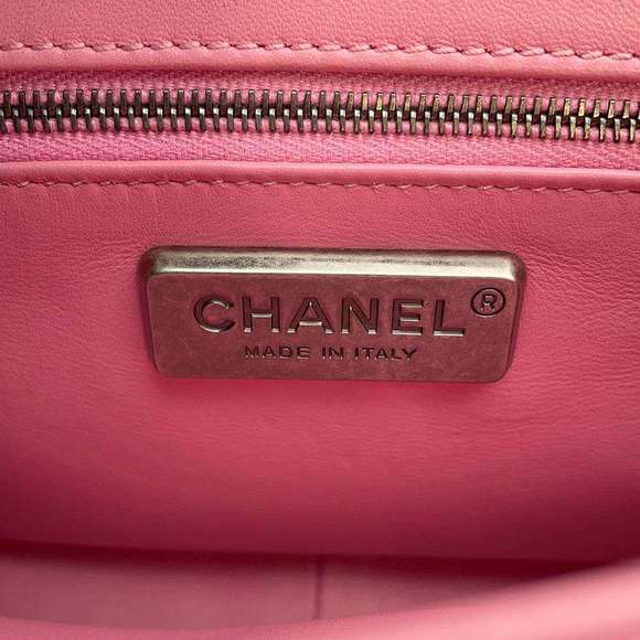 Chanel Python Shoulder Bag Pink - Picture 15 of 15